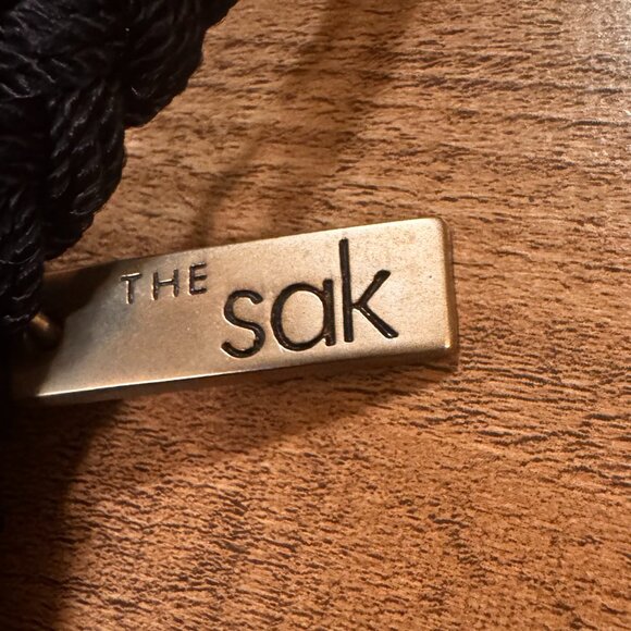 The Sak Navy Blue Crochet Crossbody Bag | Small Woven Purse with Braided Strap - Picture 3 of 6